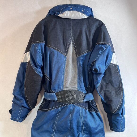 Vtg Colmar Ski Suit Women 10 Blue One Piece Jumpsuit Techno Logic 80s 90s - Picture 6 of 14